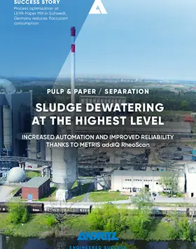 Sludge dewatering at the highest level - Increased automation and improved reliability thanks to RheoScan