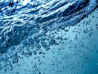 bubbling water