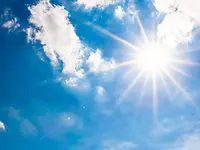 Blue sky and sunshine