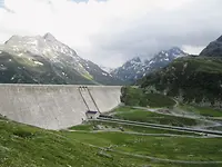 Silvretta barrage for HPP Obervermuntwerk II