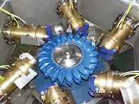 Pelton test rig